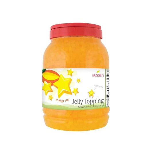 Gelée étoilée à la mangue | Gelée de noix de coco | Polyvalent | Garniture pour thé aux perles | Garniture pour crème glacée | Service alimentaire Canada | Livraison gratuite partout au Canada pour les commandes de plus de 199 CAD