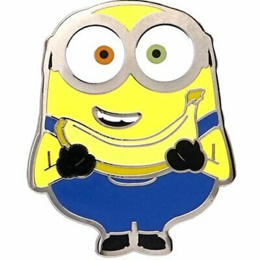Minions Bob Holding Banana Enamel Pin