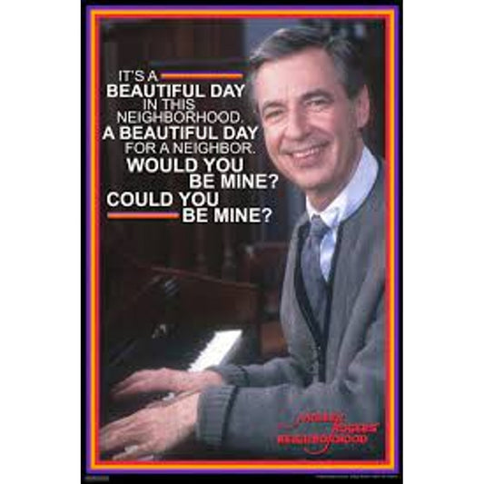 Affiche Mr. Rogers "Beau Jour"