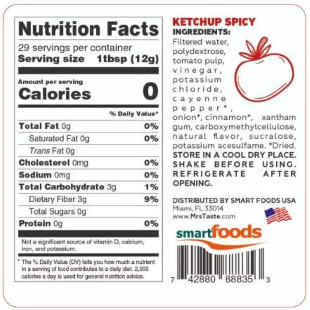 Mrs Taste ZERO/LOW CALORIE SAUCES