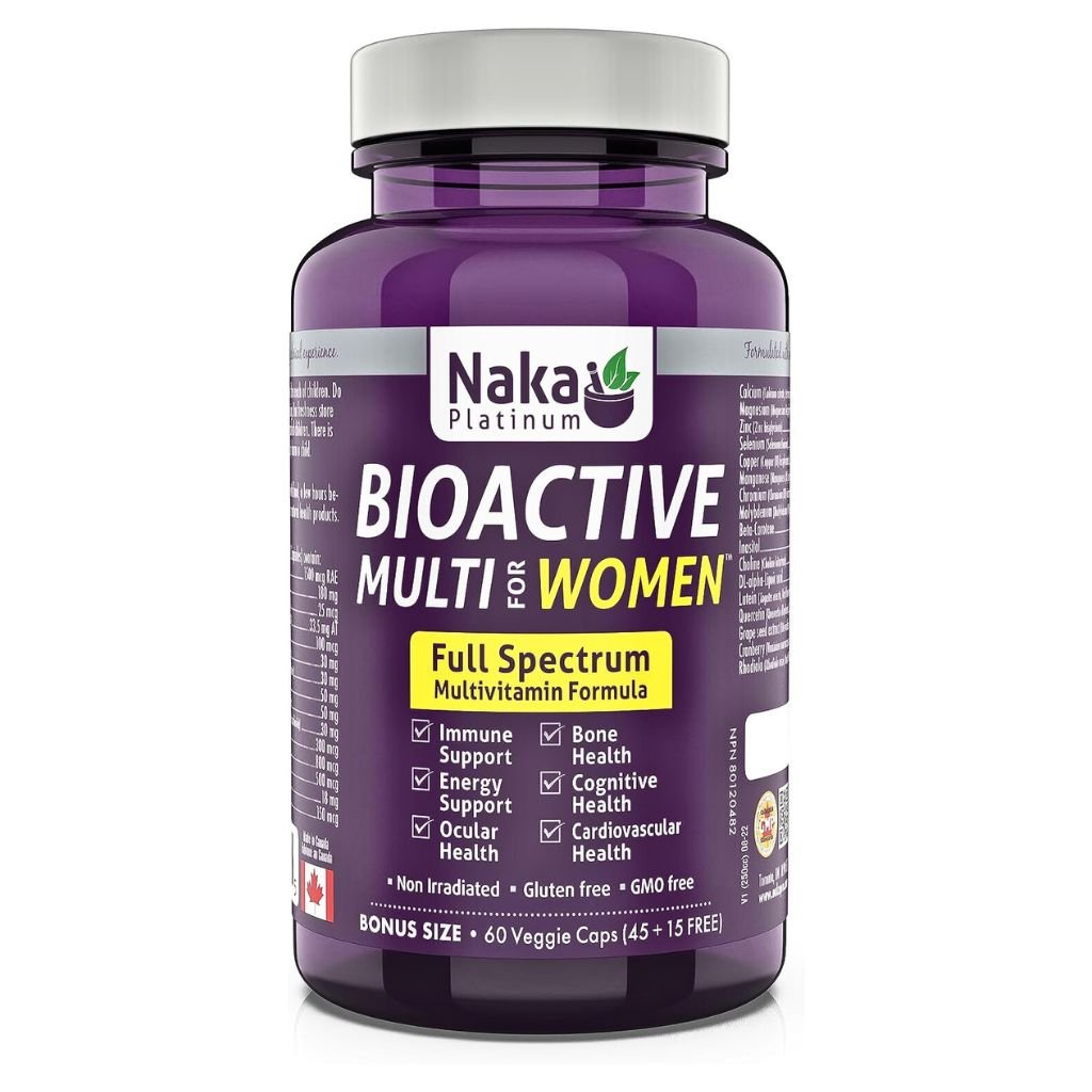 Naka Platinum BIOACTIVE MULTI FOR WOMEN, 60 VCaps