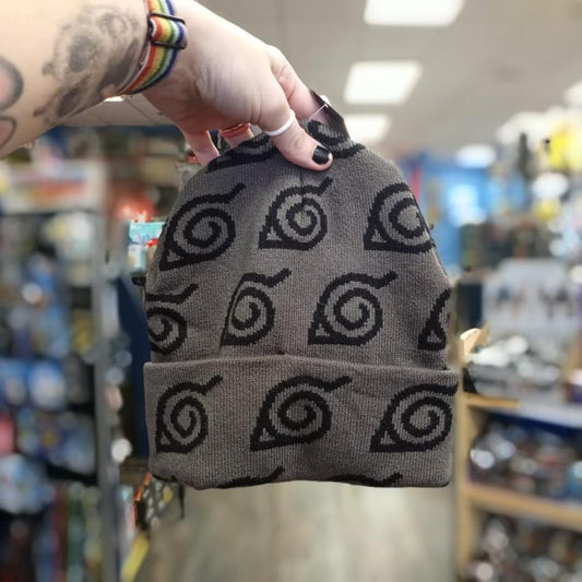 Bonnet jacquard Naruto AOP à revers