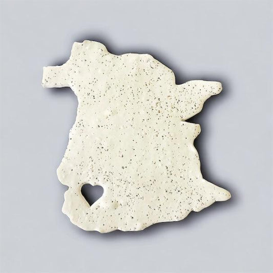 New Brunswick Fridge Magnet Handmade from Clay & Beach Sand