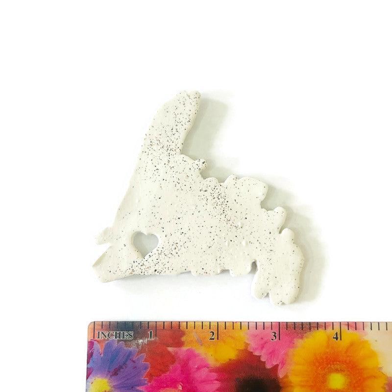 New Brunswick Fridge Magnet Handmade from Clay & Beach Sand