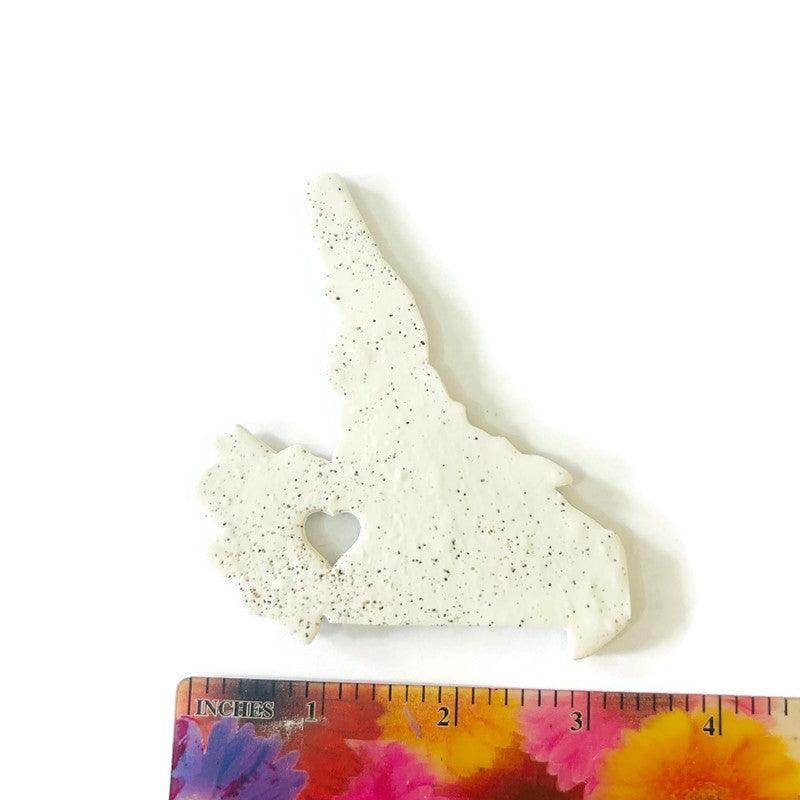 Newfoundland Fridge Magnet Handmade from Clay & Beach Sand