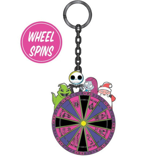 NIghtmare Before Christmas: Spinning Wheel Enamel Keychain