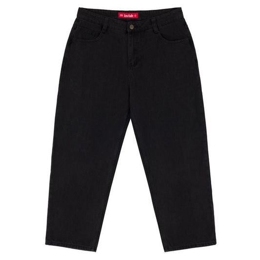Loviah '1990' Baggy 5 Pocket Denim Pants - Black Wash Denim