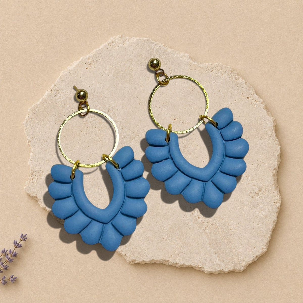 Boucles d'oreille en argile polymère (plusieurs modèles)
