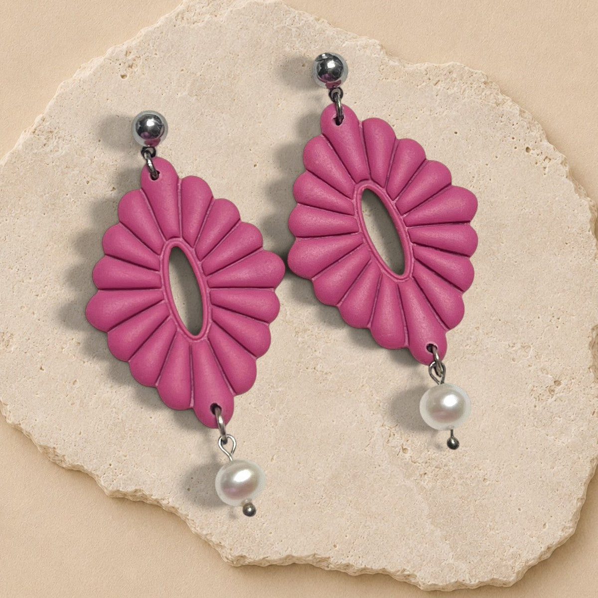 Boucles d'oreille en argile polymère (plusieurs modèles)