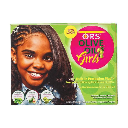 Défrisant Conditionnant Sans Soude à l'Huile d'Olive ORS pour Filles (Lot de 1)