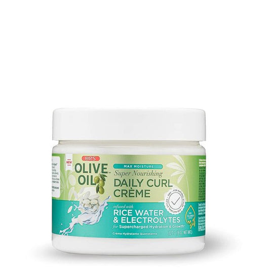 ORS OLIVE OIL DAILY CURL CREME  W/ RICE WATER & ELECTROLYTES 8OZ