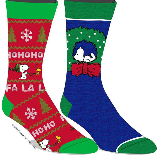 Peanuts Holiday 2pk Socks