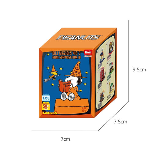 Peanuts Snoopy Halloween Mystery Mini Block Scene