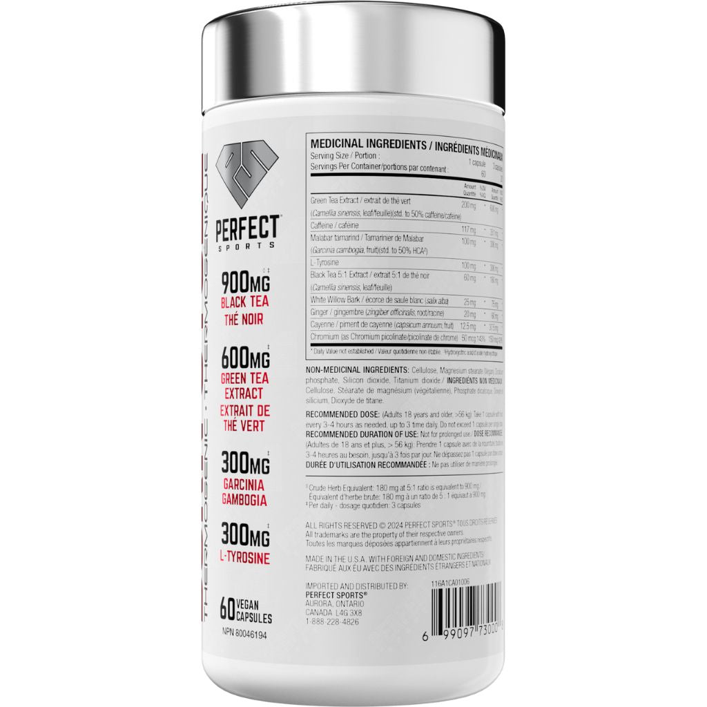 Perfect Sports BURN CYCLE (Fat Burner), 60 VCaps