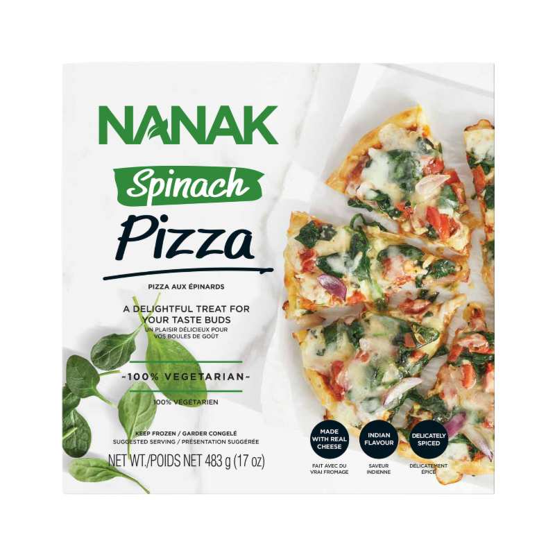 Nanak Spinach Paneer Pizza 483g