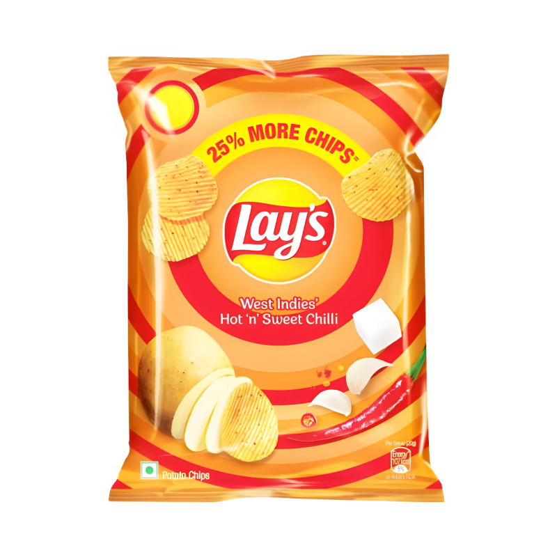 Lays West Indies's Hot And Sweet Chilli 50g