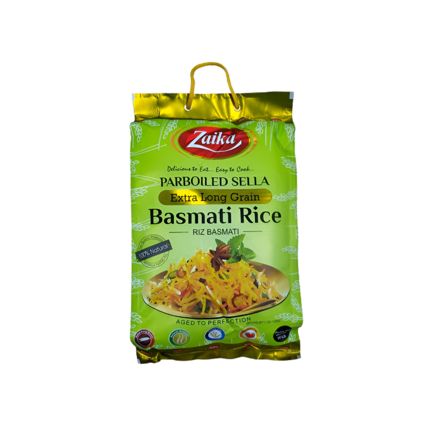 Zaika Parboiled Sella Basmati Rice 10lb