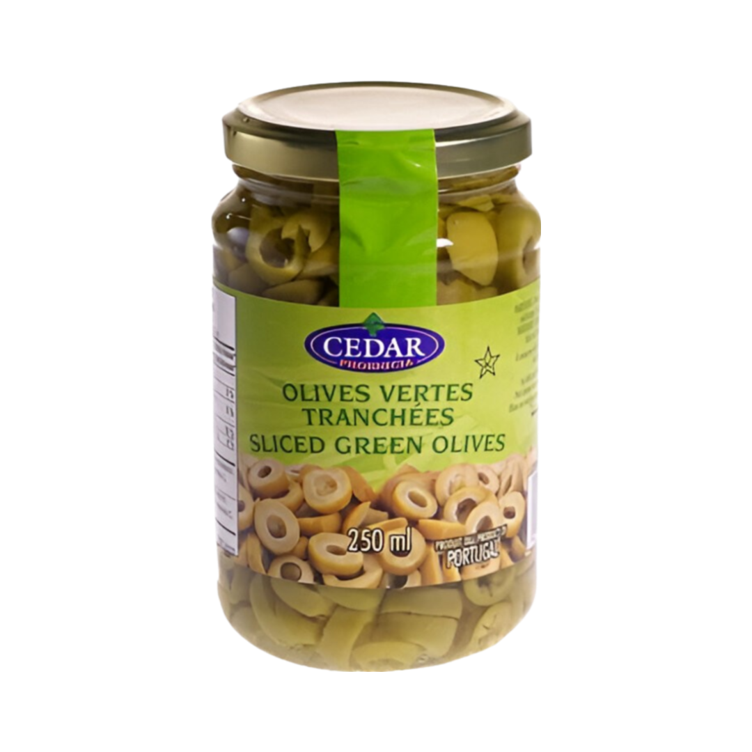 Cedar Sliced Green Olives 250ml