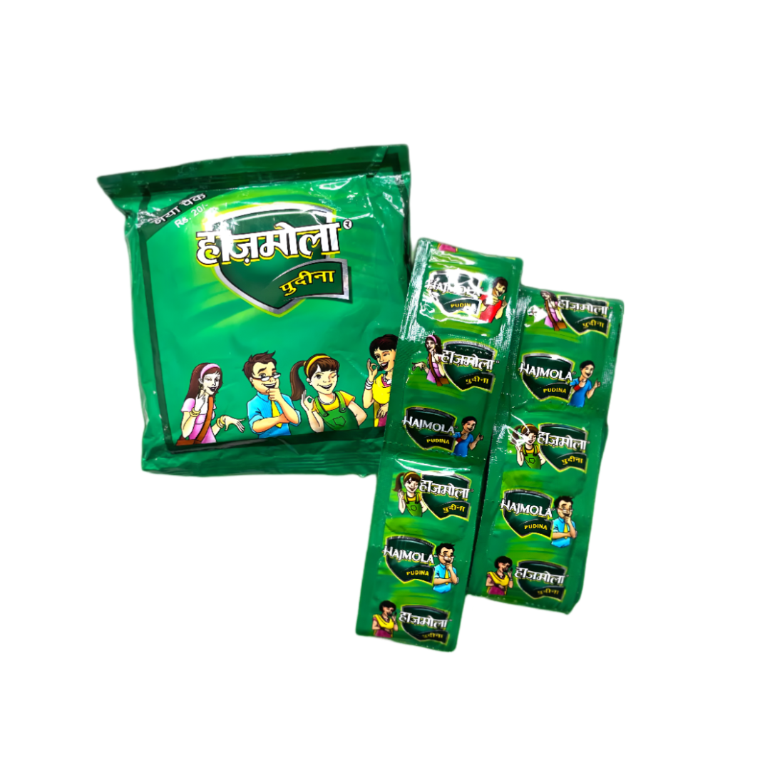 Dabur Hajmola Pudina Candy Sachet 2g