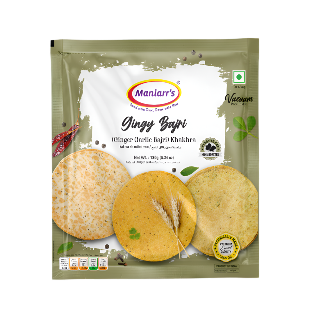 Maniarr's Gingy Bajri Khakhra 180g