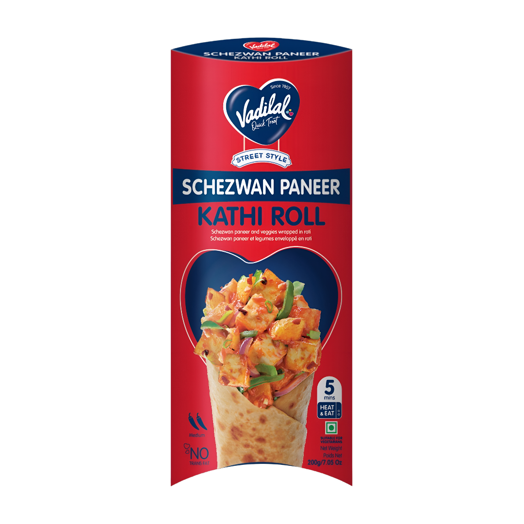 Vadilal Schezwan Paneer Kathi Roll 200g