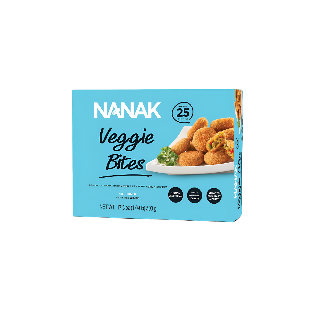 Nanak Veggie Bites (25 Pcs) 500g
