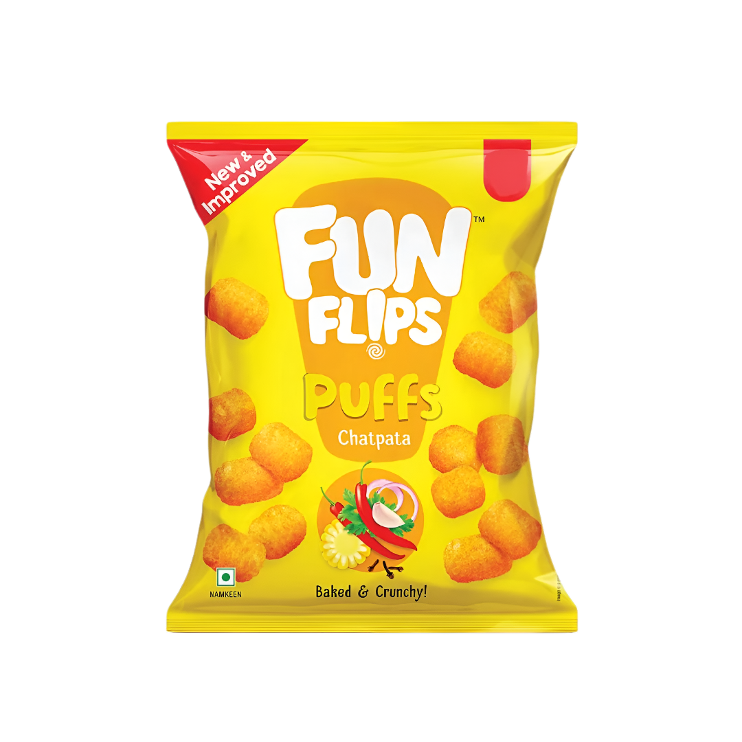 Fun  Flips Puffs Chatpata 60g