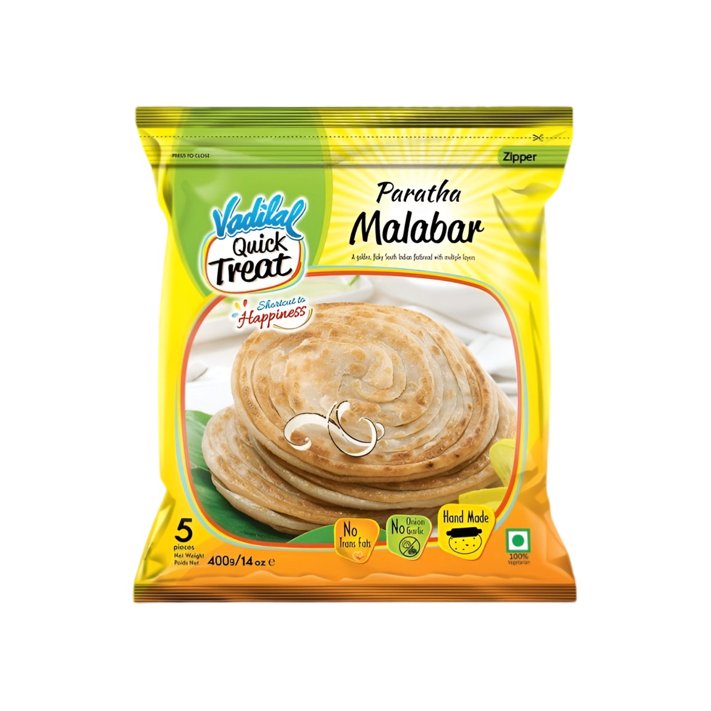 Vadilal Malabar Paratha (5pcs) 400g