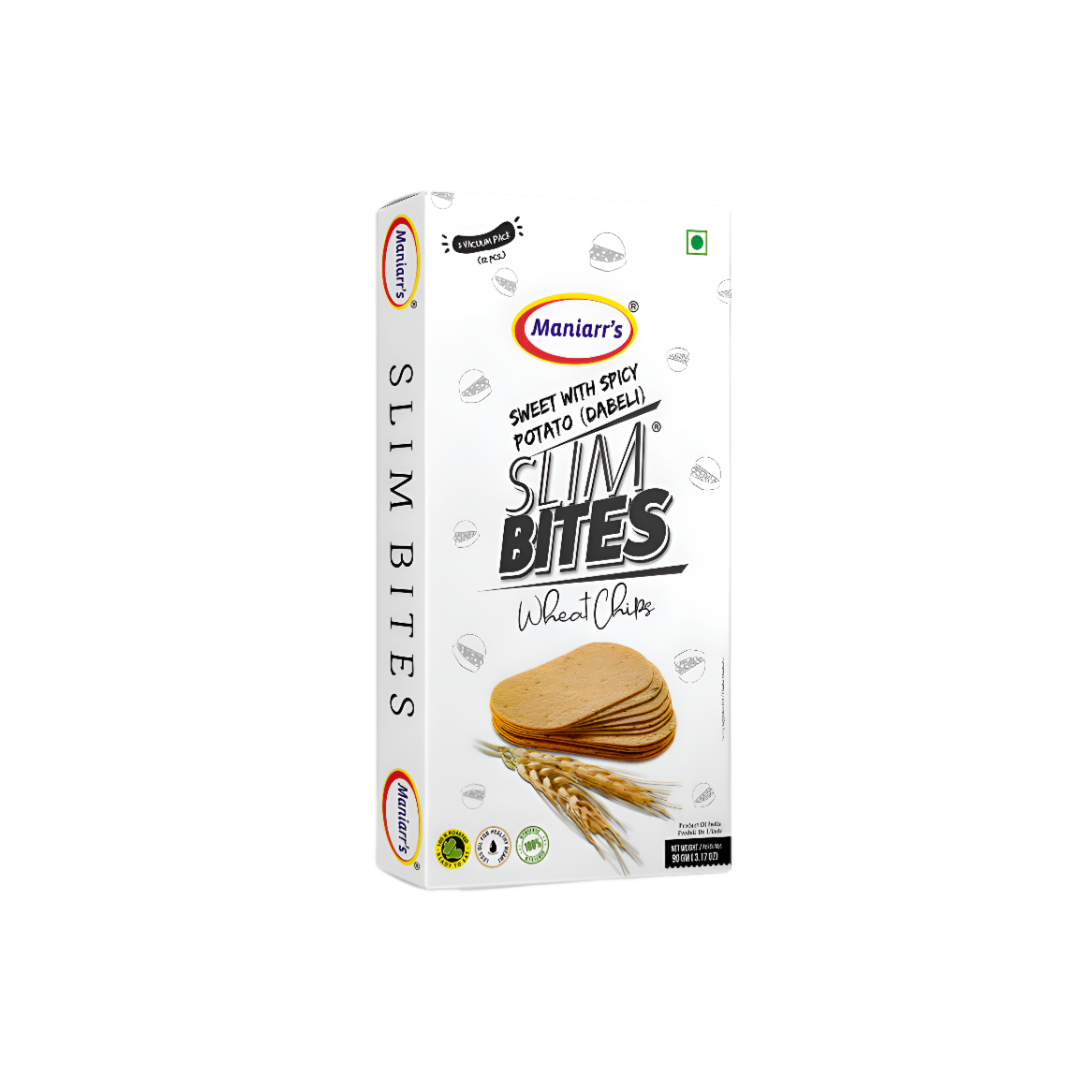 Maniarr's Slim Bites Wheat Chips Dabeli 90g