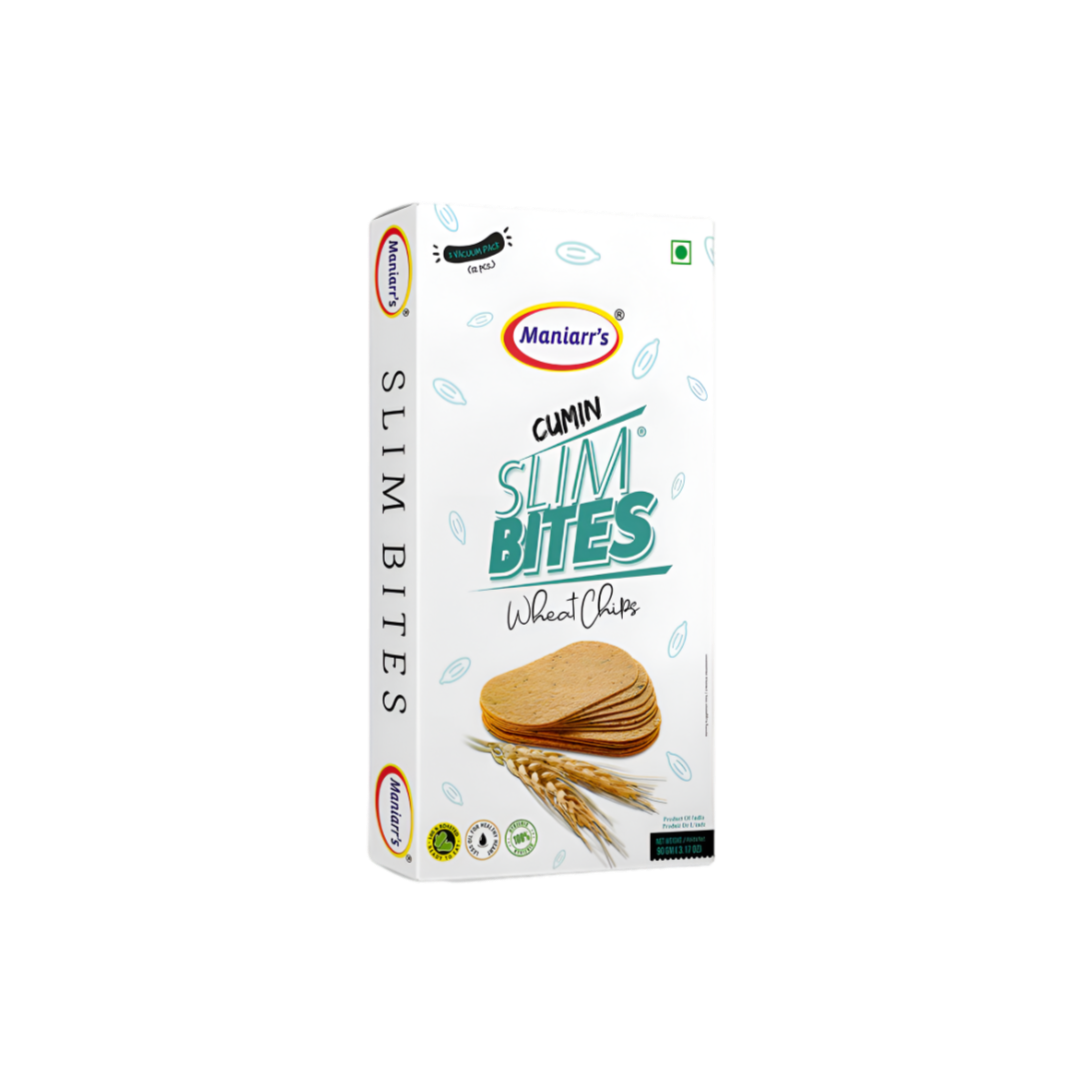 Maniarr's Slim Bites Wheat Chips Cumin 90g