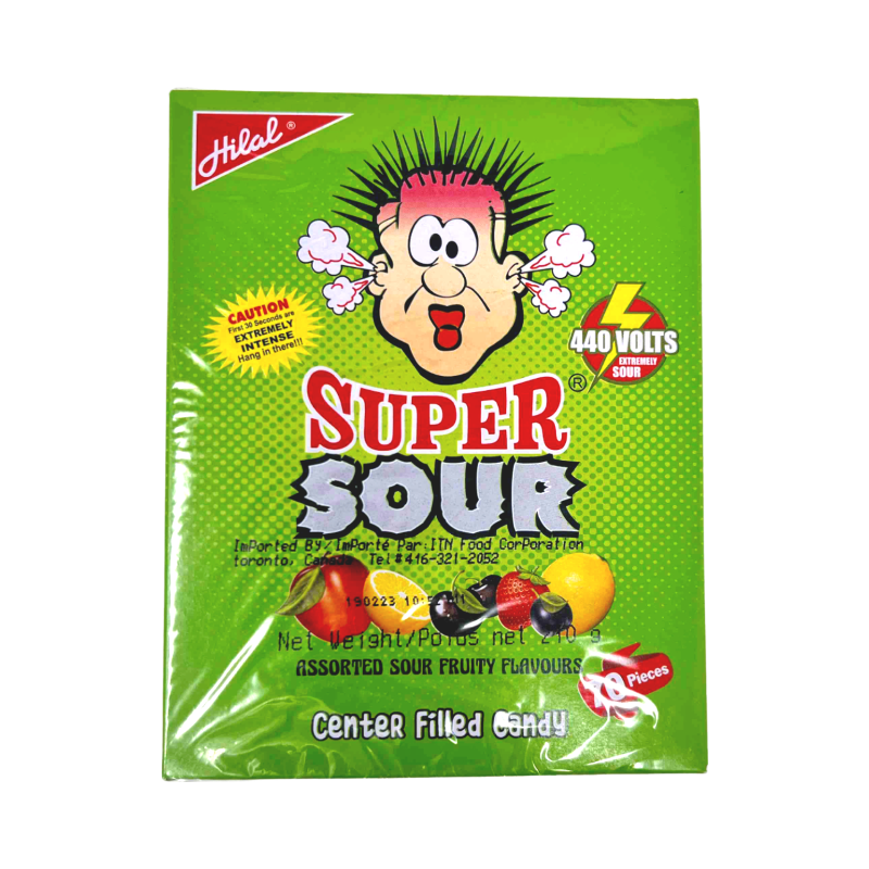 Hilal Super Sour Candy 70pcs