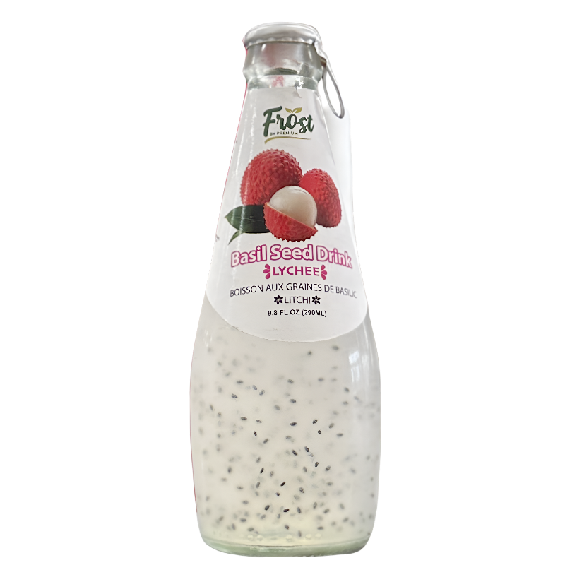 Frost Basil Seed Drink Lychee 290ml