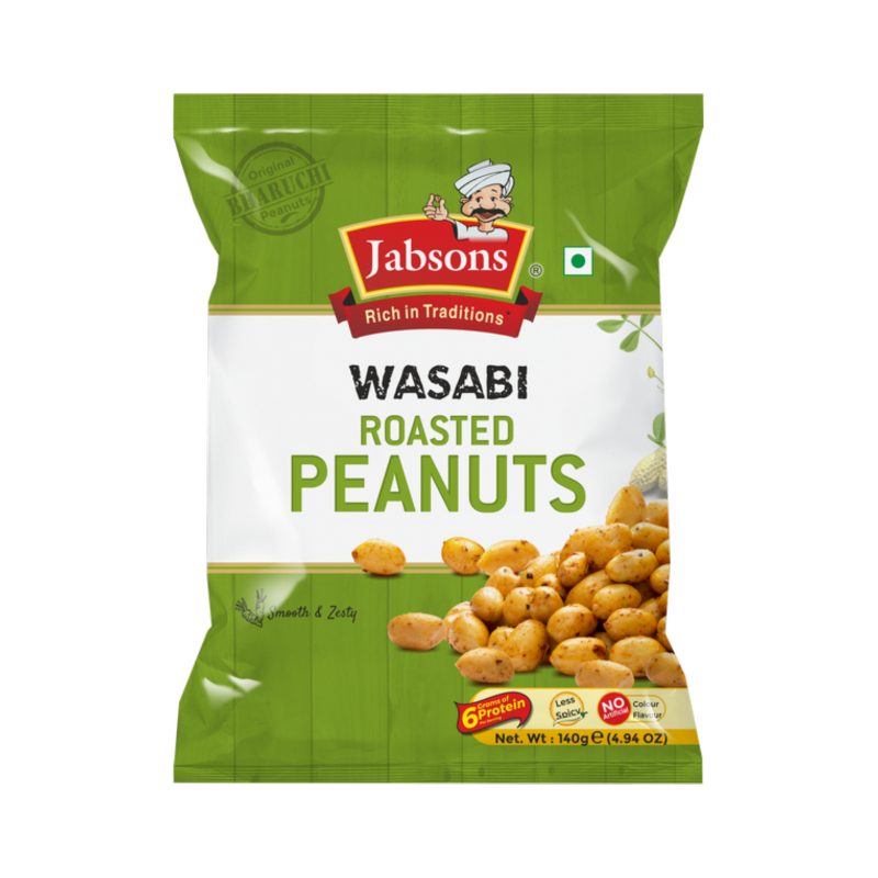 Jabsons Roasted Peanuts Wasabi 140g