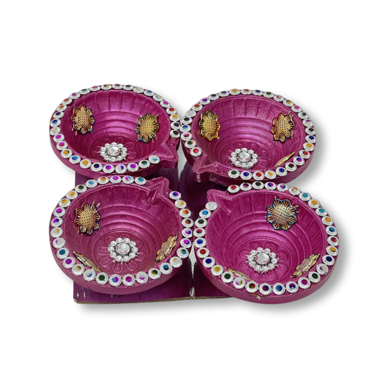 Diya Set of 4 Without Wax