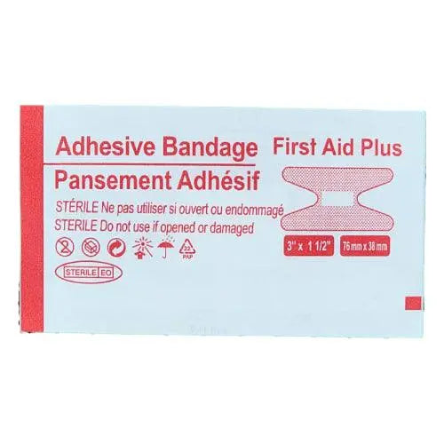 Pansement adhésif en plastique pour phalange, 7,6 cm x 3,8 cm