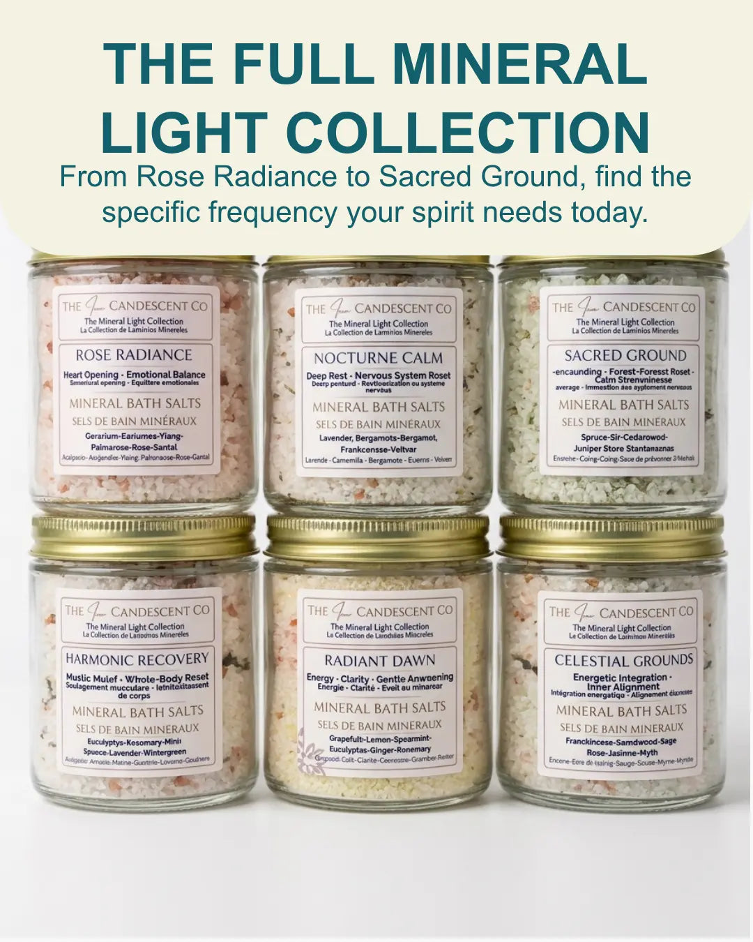 Coffret Mineral Light – Sels de bain minéraux de luxe