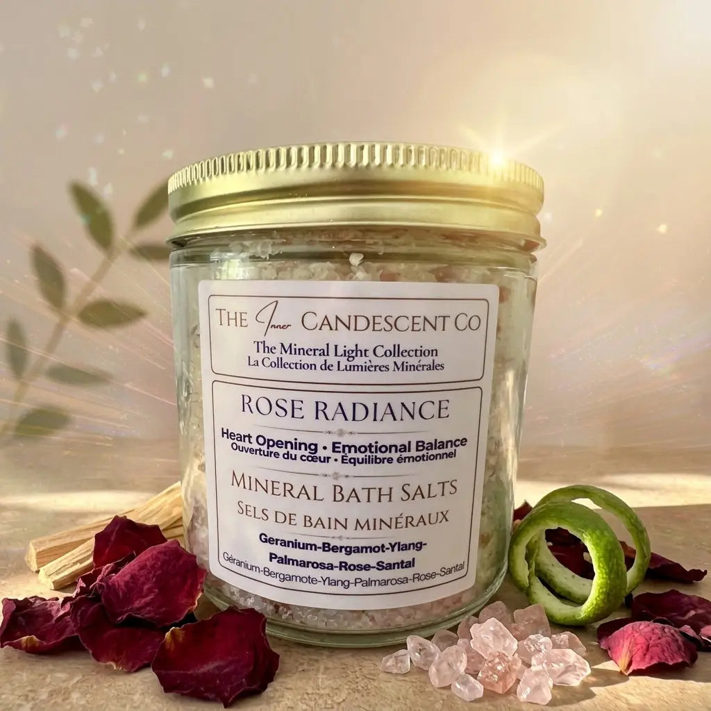 Sels de bain au magnésium Rose Radiance – Floral
