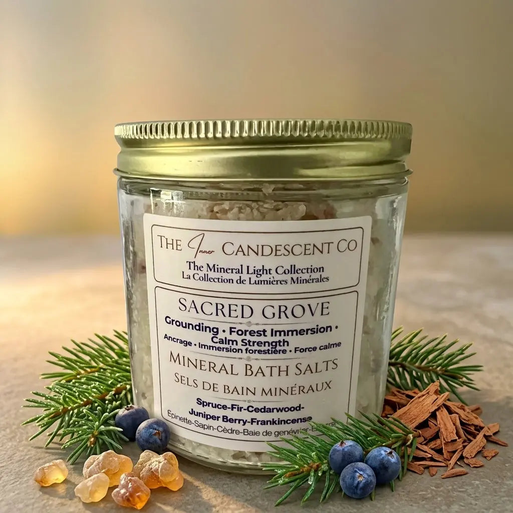 Sels de bain au magnésium Sacred Grove – Parfum de forêt