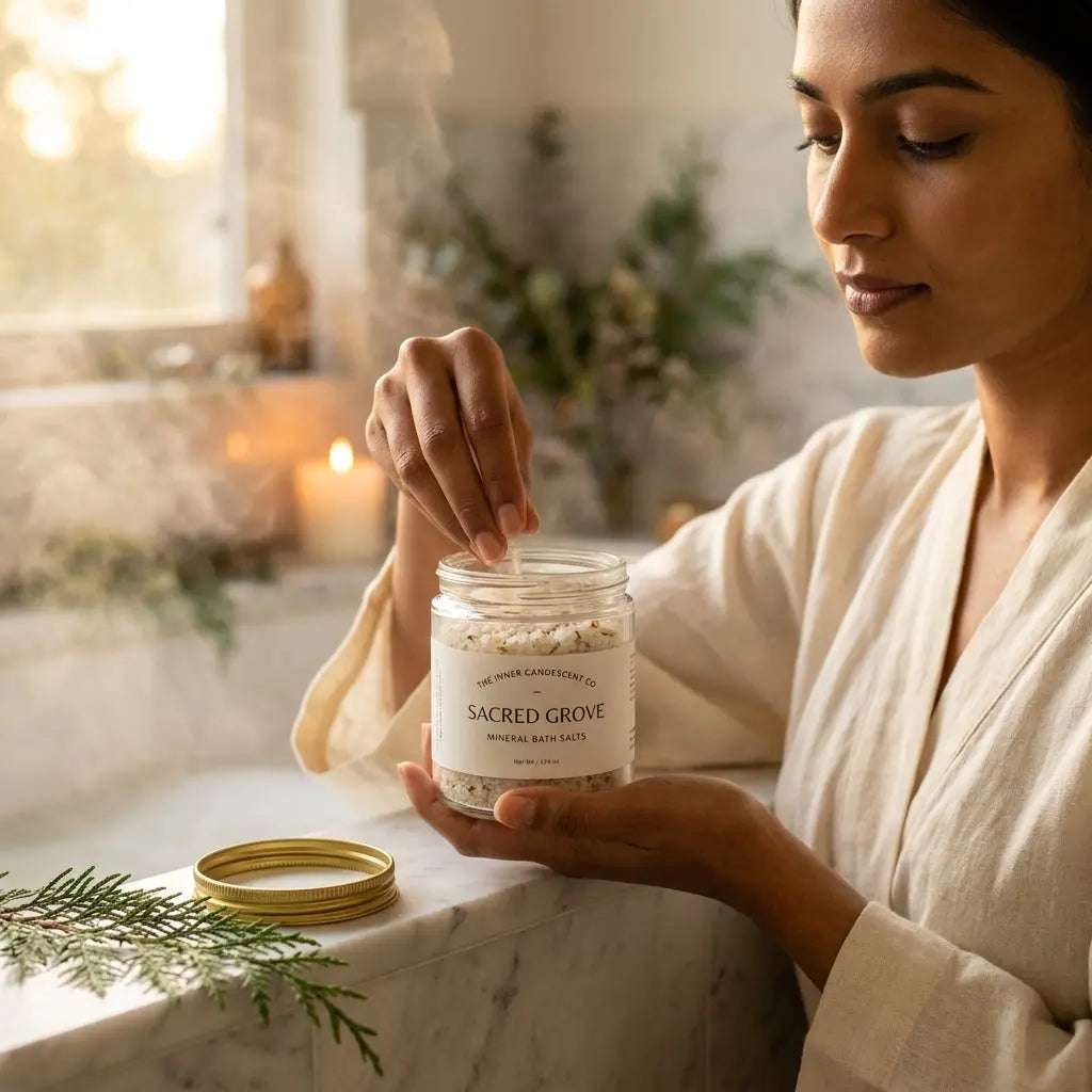 Sels de bain au magnésium Sacred Grove – Parfum de forêt