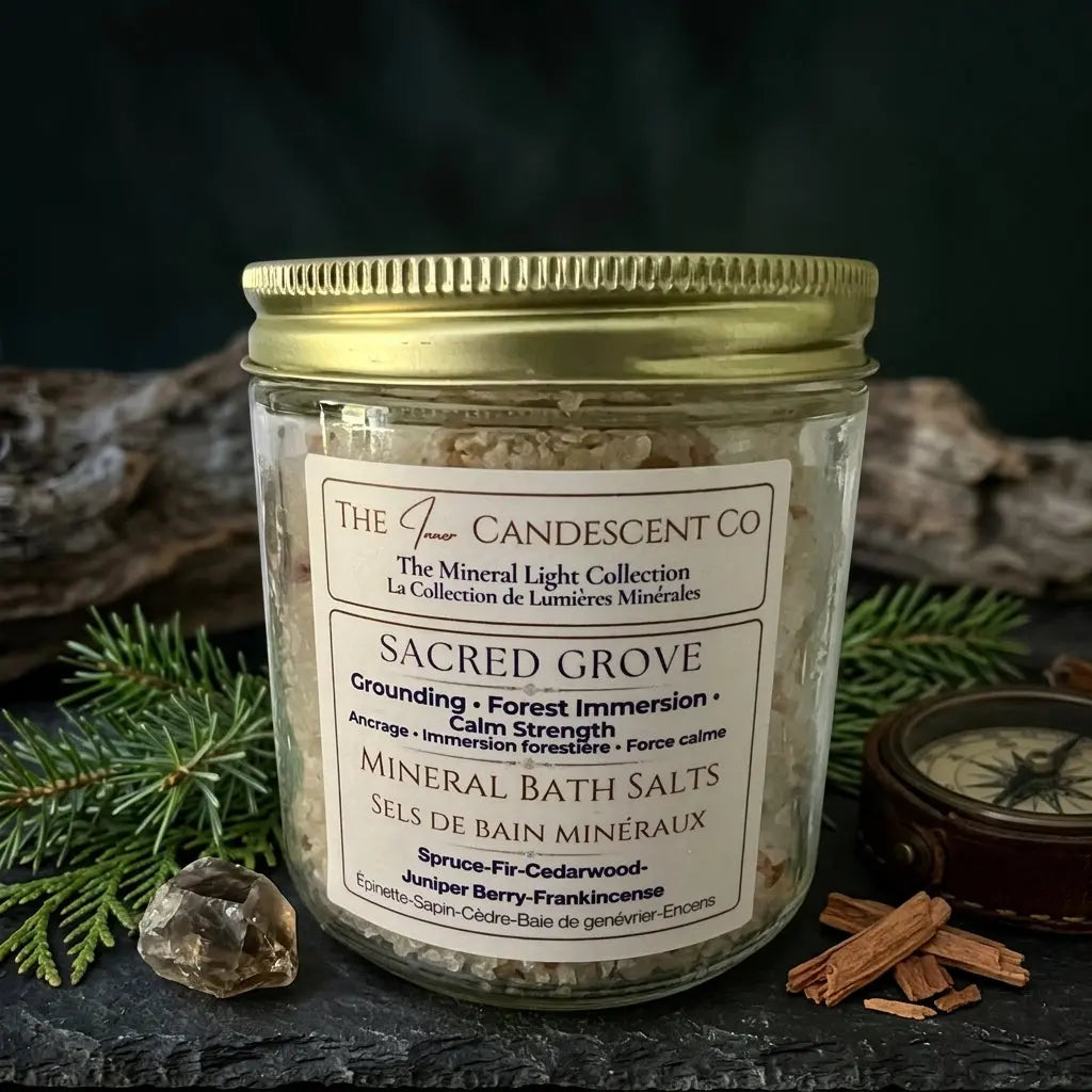 Sels de bain au magnésium Sacred Grove – Parfum de forêt