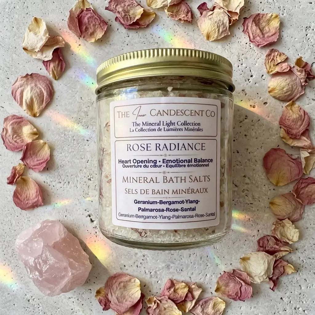 Sels de bain au magnésium Rose Radiance – Floral