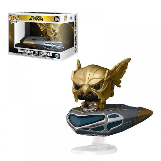 POP! Black Adam - Hawkman en Aéroglisseur