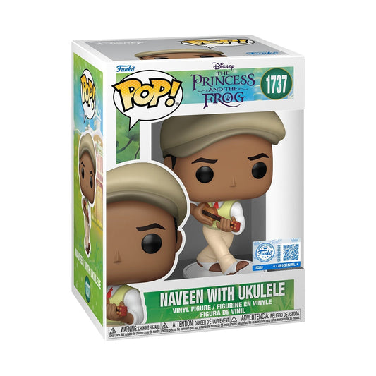 POP! Disney La Princesse et la Grenouille - Naveen avec Ukulélé Exclusif
