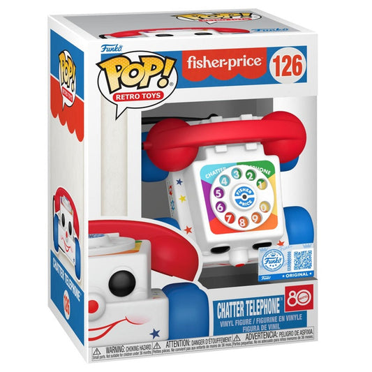 POP! Fisher-Price Rétro Jouets Téléphone Bavard Exclusif