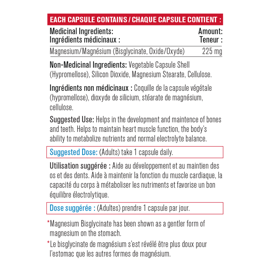 Progressive MAGNESIUM w/ BISGLYCINATE, 120 VCaps