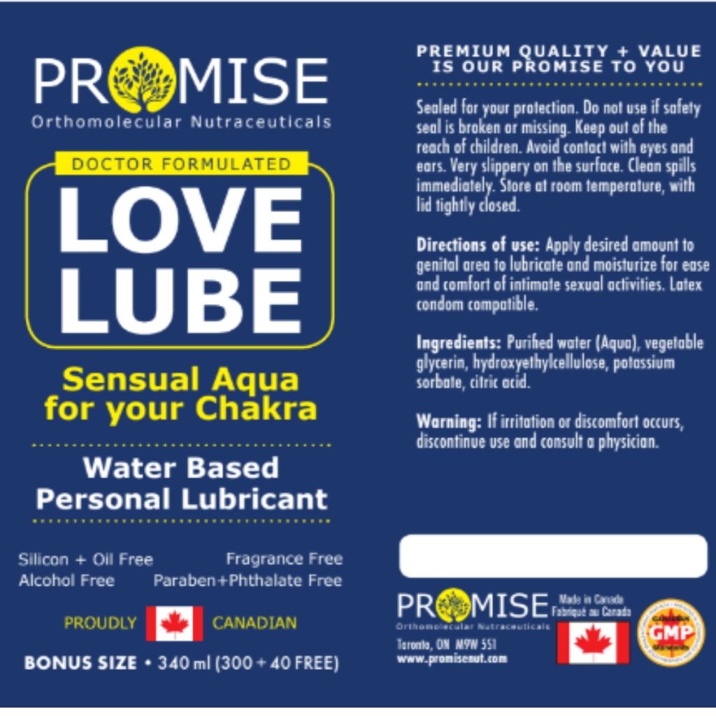 Promise LOVE LUBE, 340ml *Bonus Size