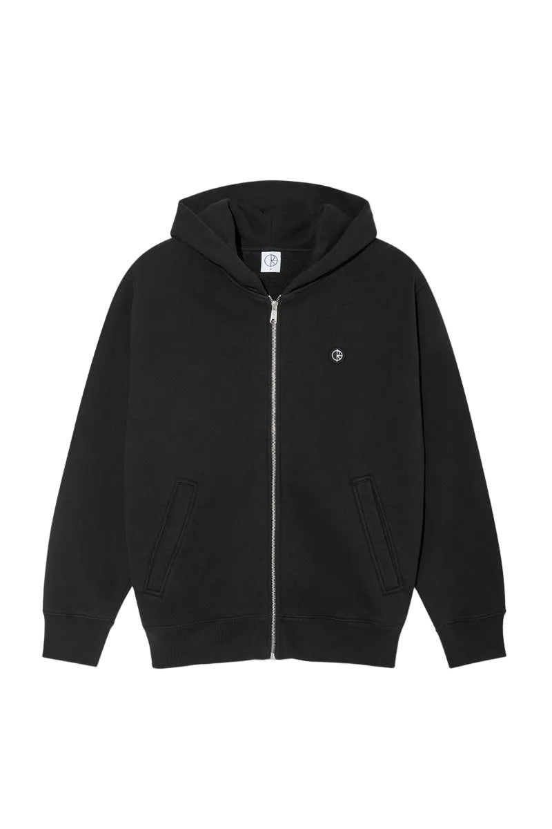 Polar 'ED' Zip-Up Hoodie - Black