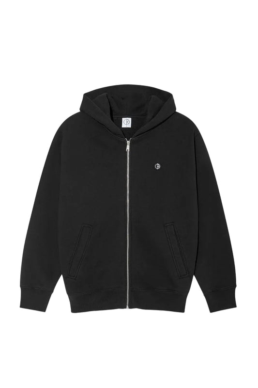Polar 'ED' Zip-Up Hoodie - Black