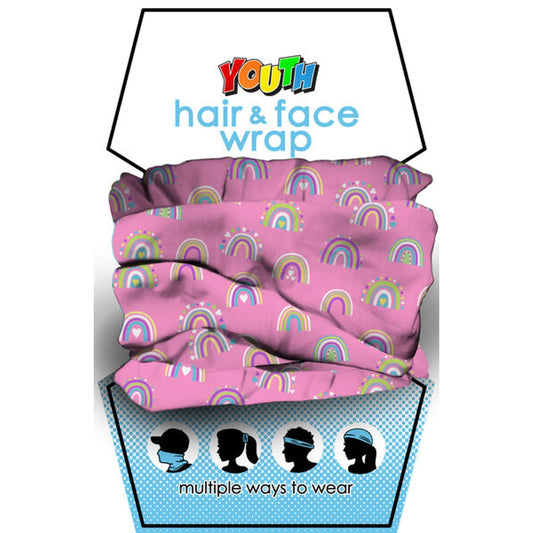 Rainbow Youth Hair & Face Wrap - HORS-SERVICE