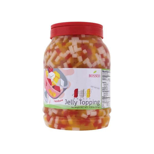 Gelée de noix de coco arc-en-ciel | Polyvalent | Garniture pour thé aux perles | Garniture pour crème glacée | Service alimentaire Canada | Livraison gratuite au Canada pour les commandes de plus de 199 CAD